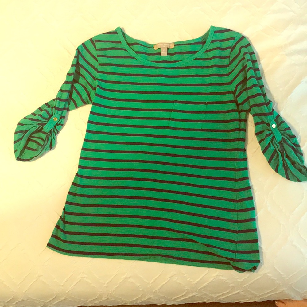 Banana Republic 3/4 sleeve cotton top